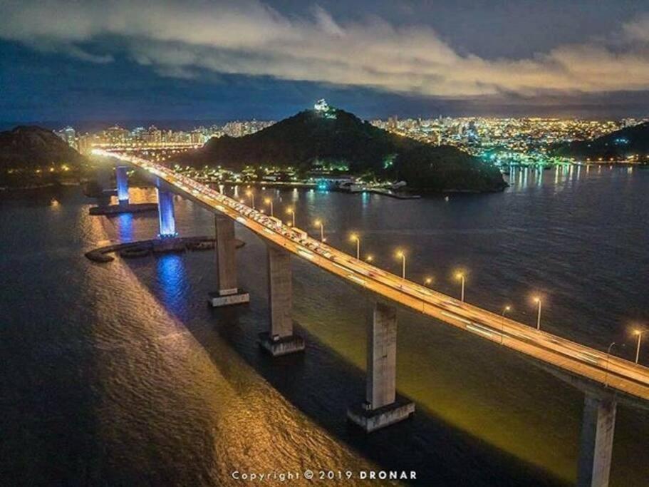 Apartmán 2 Quartos De Frente Para O Mar Da Praia Da Costa Vila Velha  Exteriér fotografie